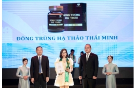 Đông trùng hạ thảo Thái Minh được vinh danh Hạng Vàng tại Lễ công bố Thương hiệu Số 1 Việt Nam 2024